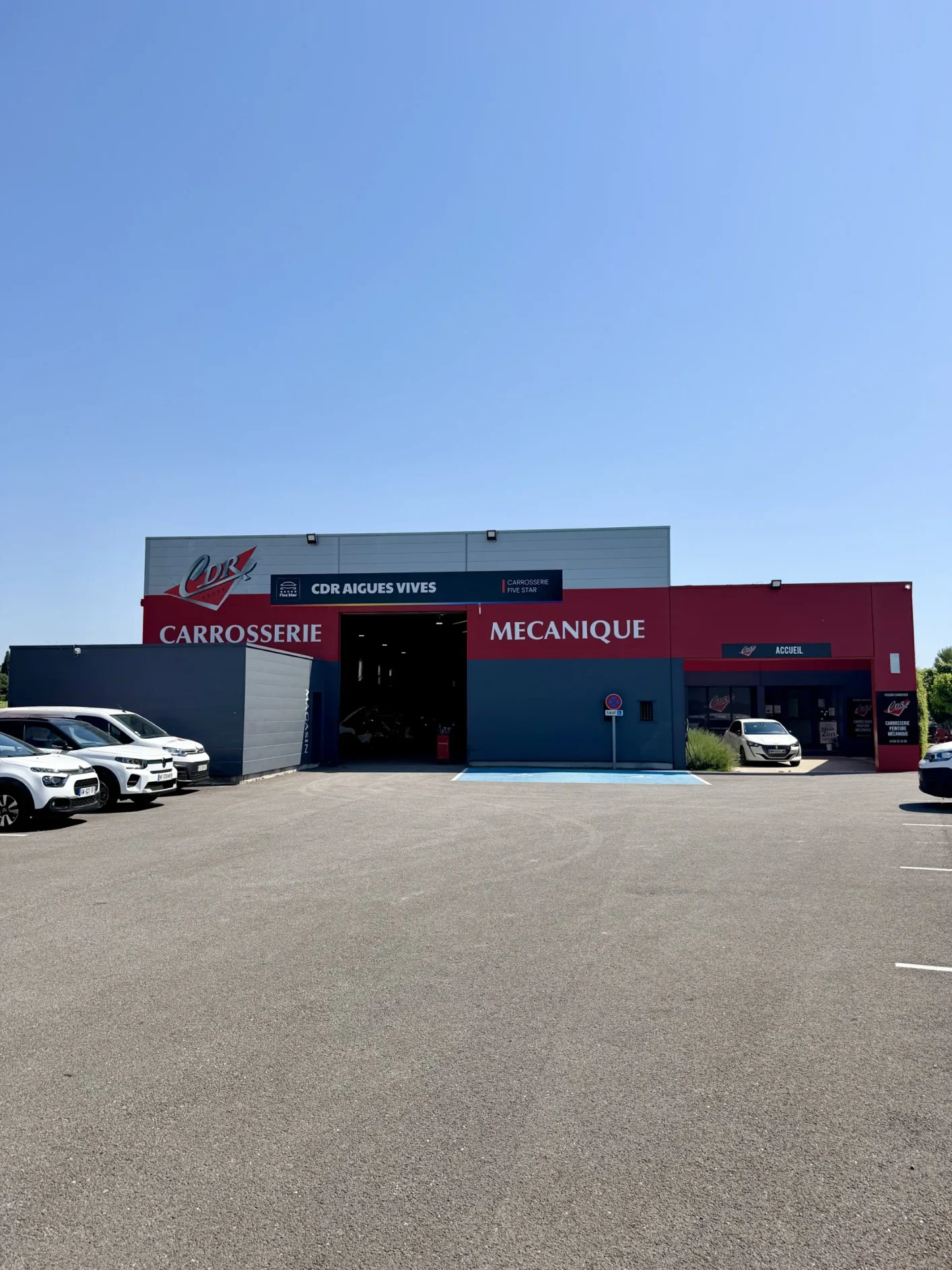 Façade de CDR Aigues-Vives