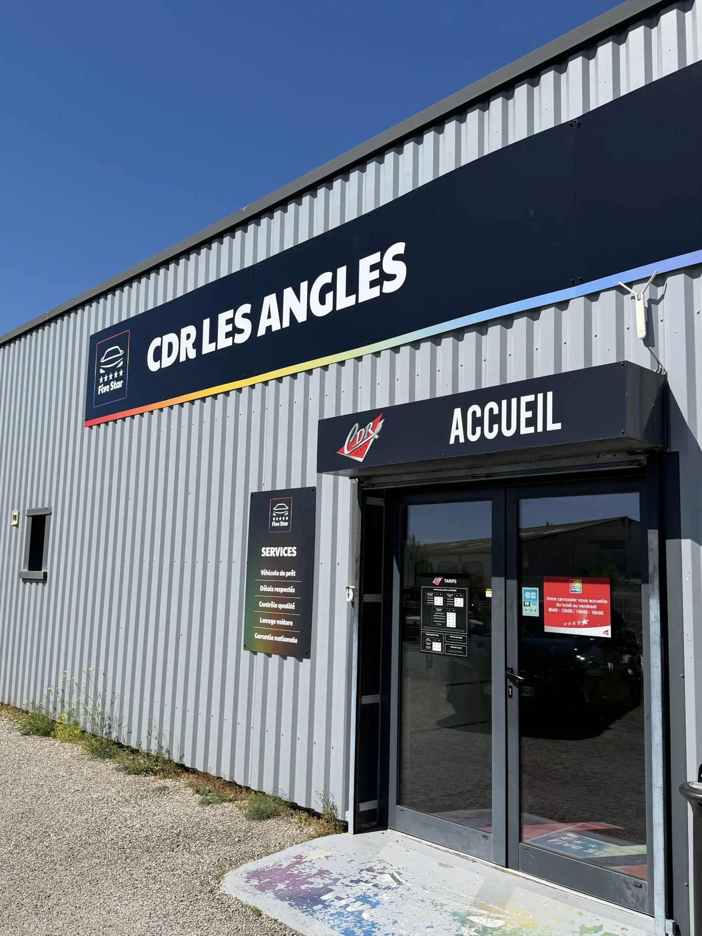 Façade de CDR Les Angles