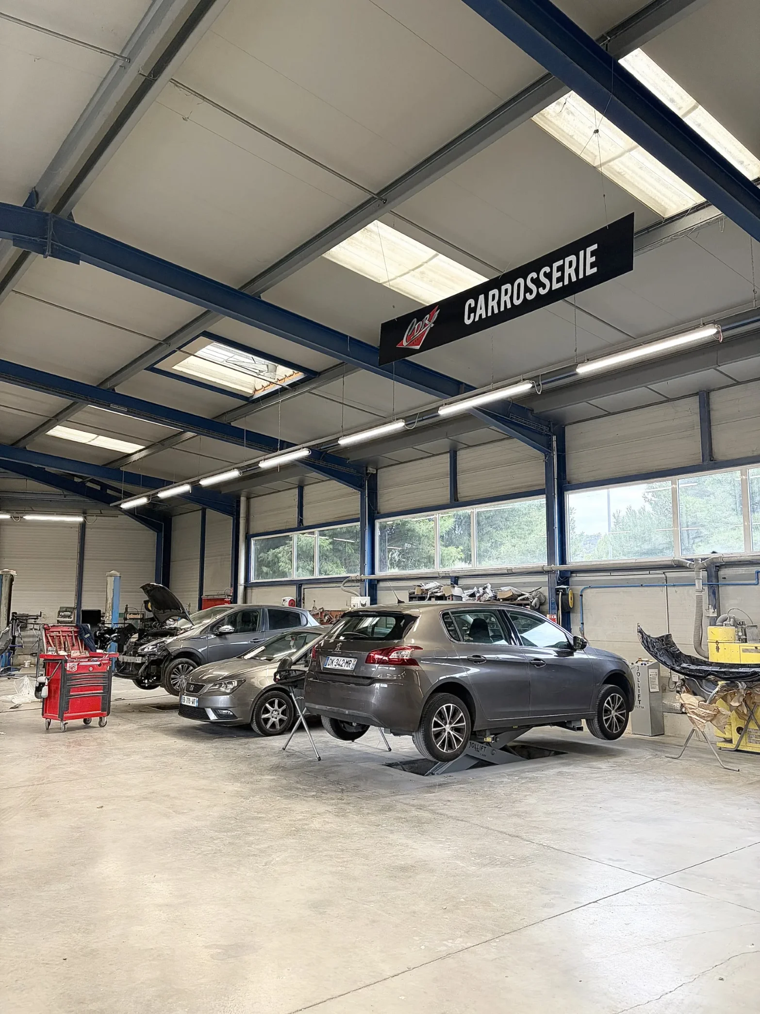 Atelier carrosserie de CDR Frontignan