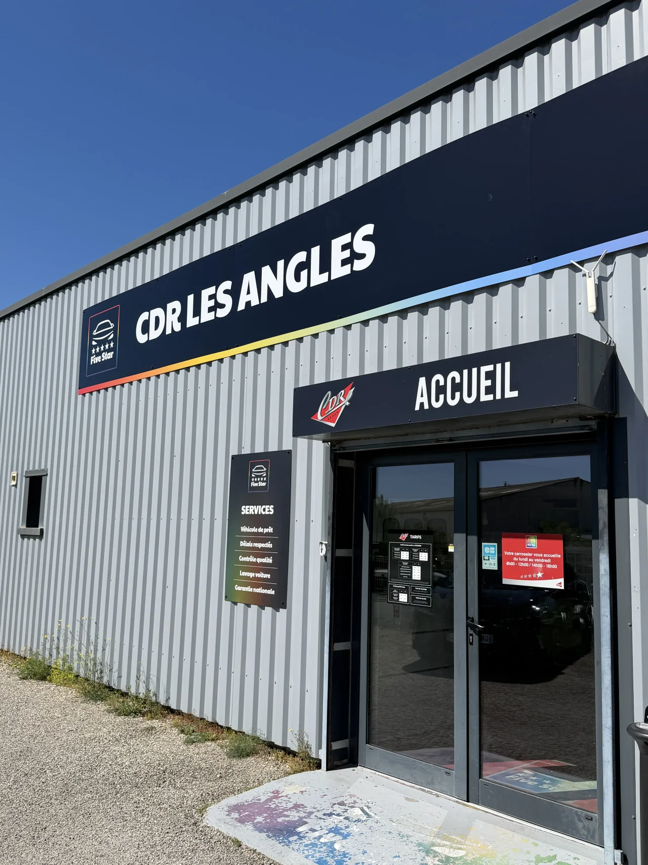 Façade de CDR Les Angles